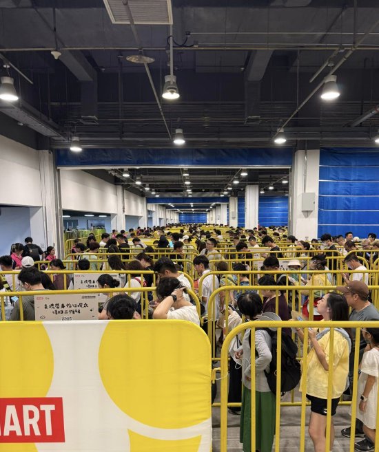 股票在线配资门户网 PTS展太疯狂！排队几百米入场，限量产品秒空，热门IP打卡点挤爆