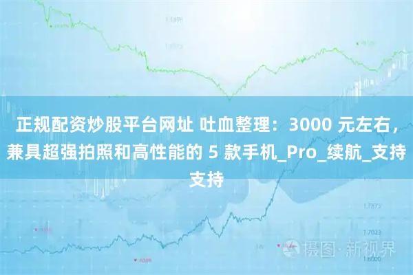 正规配资炒股平台网址 吐血整理：3000 元左右，兼具超强拍照和高性能的 5 款手机_Pro_续航_支持